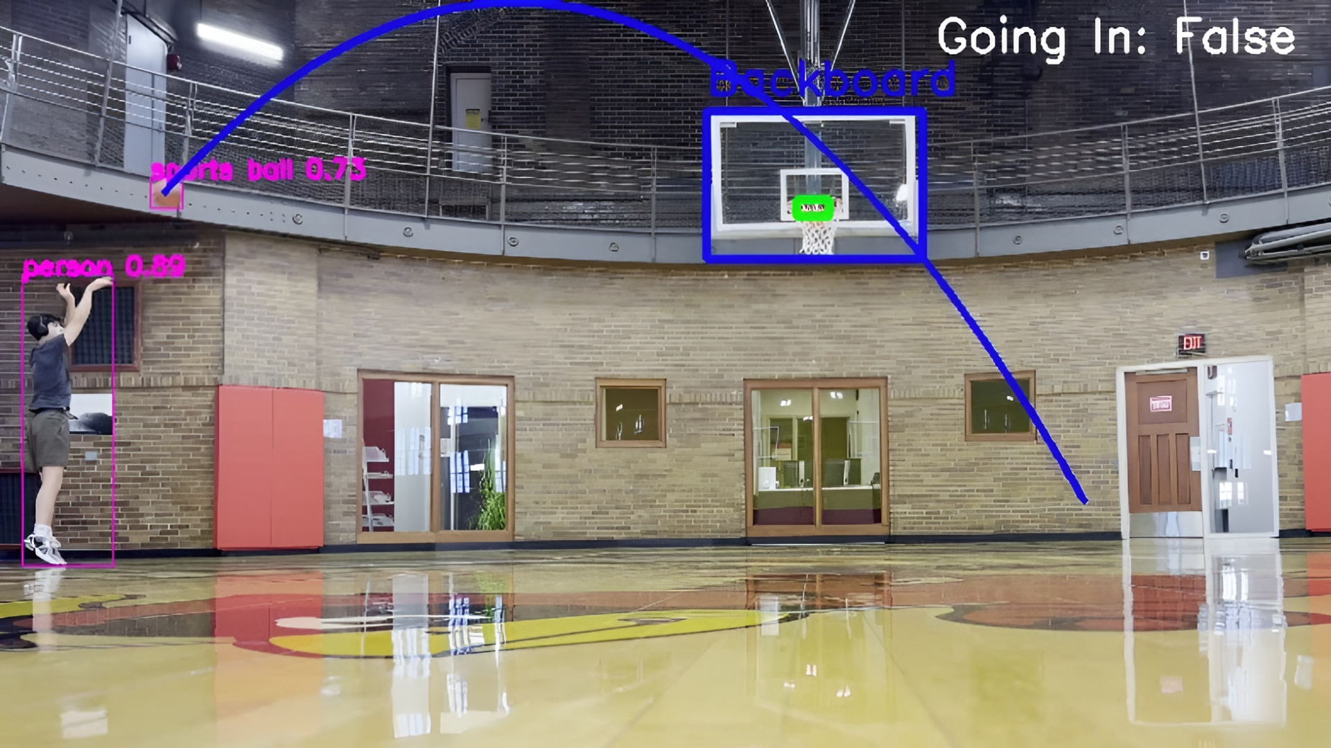 Screenshot of Basketball Shot Detection