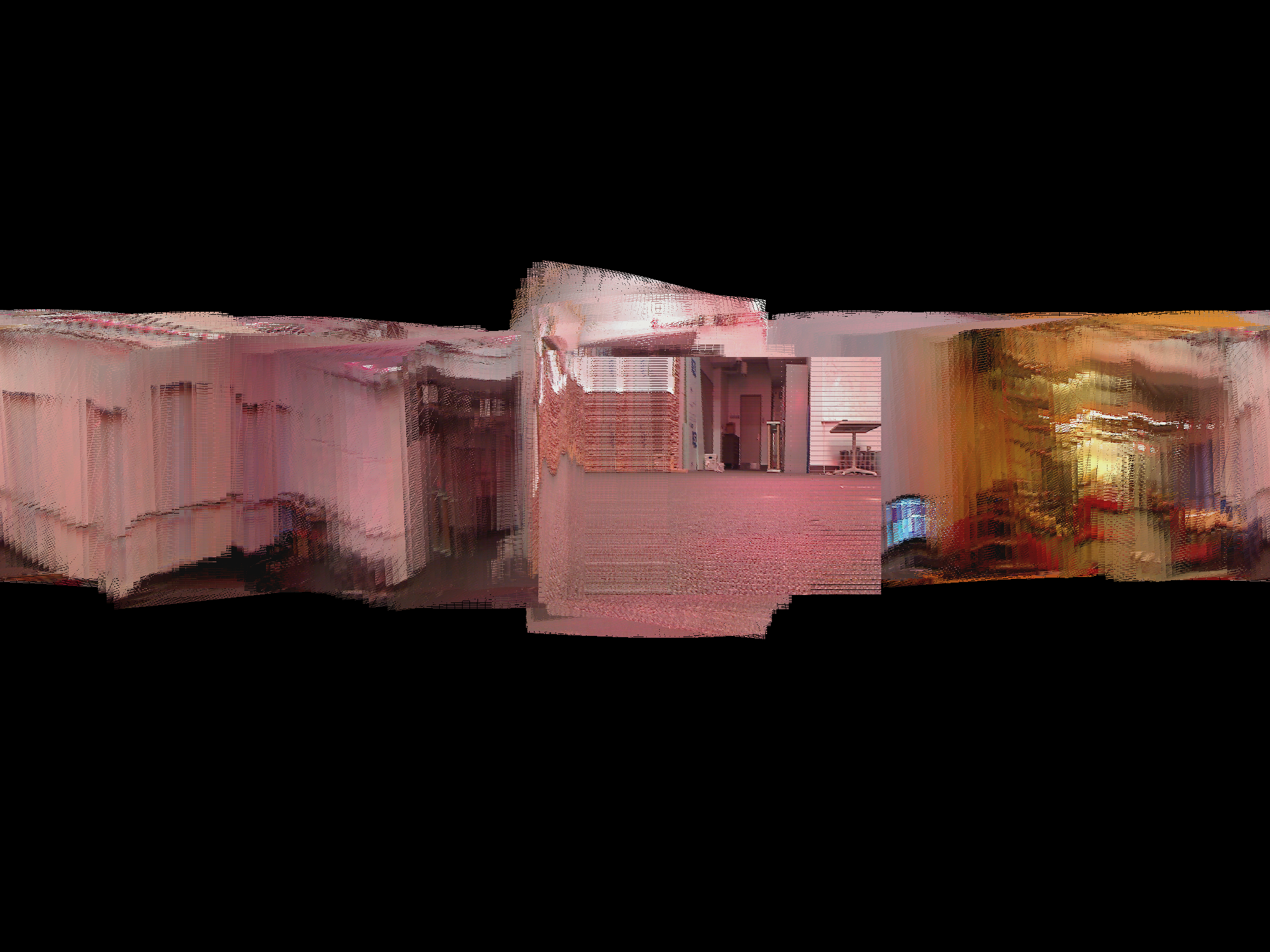 Screenshot of 3D Orientation Tracking and Panorama Reconstruction